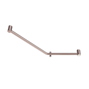 Nero Mecca Care 32mm Ambulant 45 Degree Bent Tube Grab Rail 450X650mm - Brushed Bronze