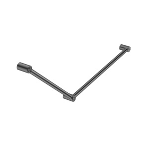 Nero Mecca Care 32mm Dda Grab Rail Set 45 Degree 750X900mm - Gunmetal