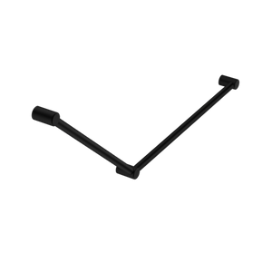 Nero Mecca Care 32mm Dda Grab Rail Set 45 Degree 750X900mm - Matt Black