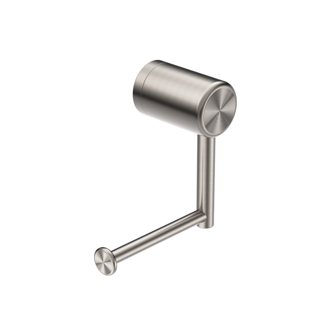 Nero Mecca Care Heavy Duty Toilet Roll Holder - Brushed Nickel