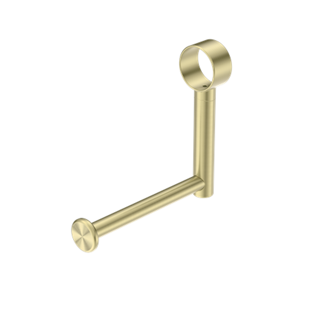 Nero Mecca Care Add On Toilet Roll Holder - Brushed Gold