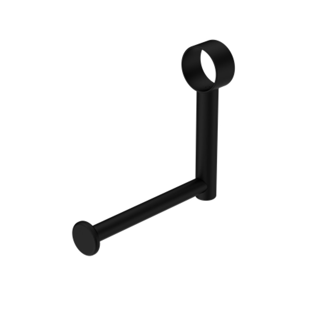 Nero Mecca Care Add On Toilet Roll Holder - Matte Black