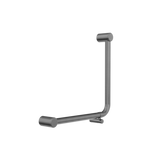 Nero Mecca Care 32mm Ambulant 90Degree Bent Tube Grab Rail 450X450mm - Gunmetal