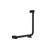 Nero Mecca Care 32mm Ambulant 90Degree Bent Tube Grab Rail 450X450mm - Matt Black