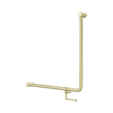 Nero Mecca Care 32mm 90 Deg. 750mm C/W Roll Holder - Brushed Gold