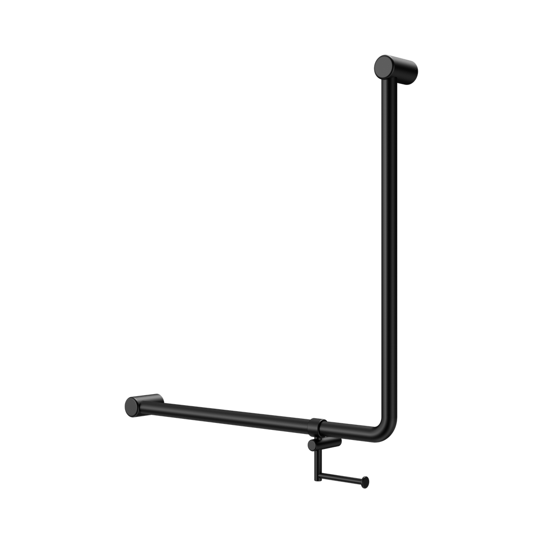 Nero Mecca Care 32mm 90 Deg. 750mm C/W Roll Holder - Matte Black