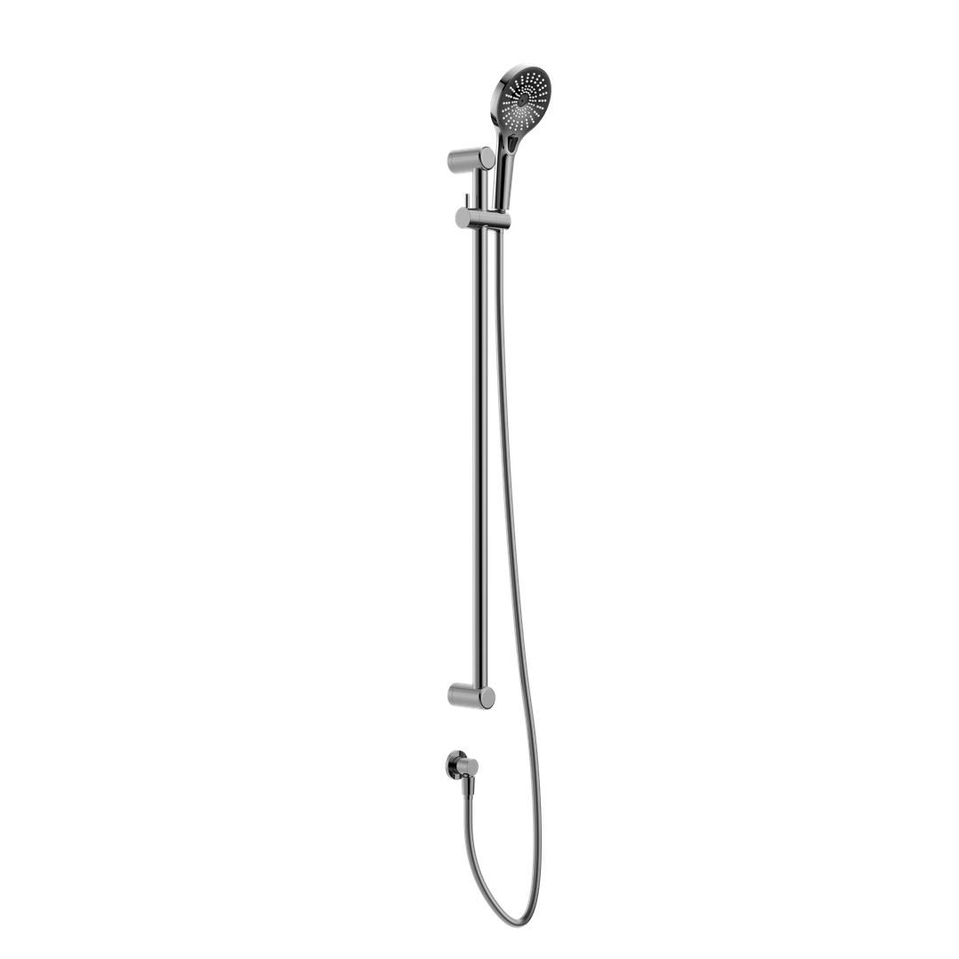 Nero Mecca Care 25mm Grab Rail And Adjustable Shower Rail Set 900mm - Chrome