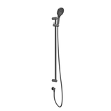 Nero Mecca Care 25Mm Grab Rail And Adjustable Shower Rail Set 900Mm - Gunmetal