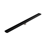 Nero Tile Insert V Channel 1200X82Mm Floor Grate 50Mm Outlet - Matte Black