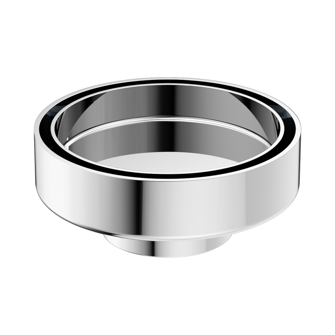 Nero 100Mm Round Tile Insert Floor Waste 50Mm Outlet - Chrome