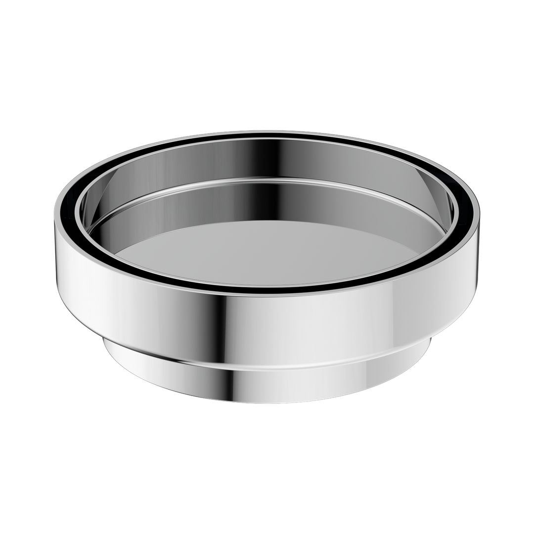 Nero 130Mm Round Tile Insert Floor Waste 100Mm Outlet - Chrome