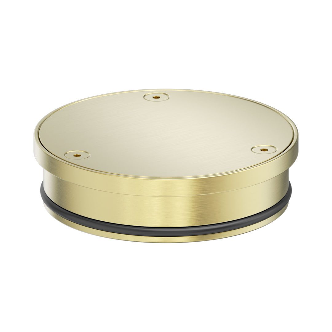Nero 316L Stainless Round Clear Out 100Mm Outlet - Brushed Gold