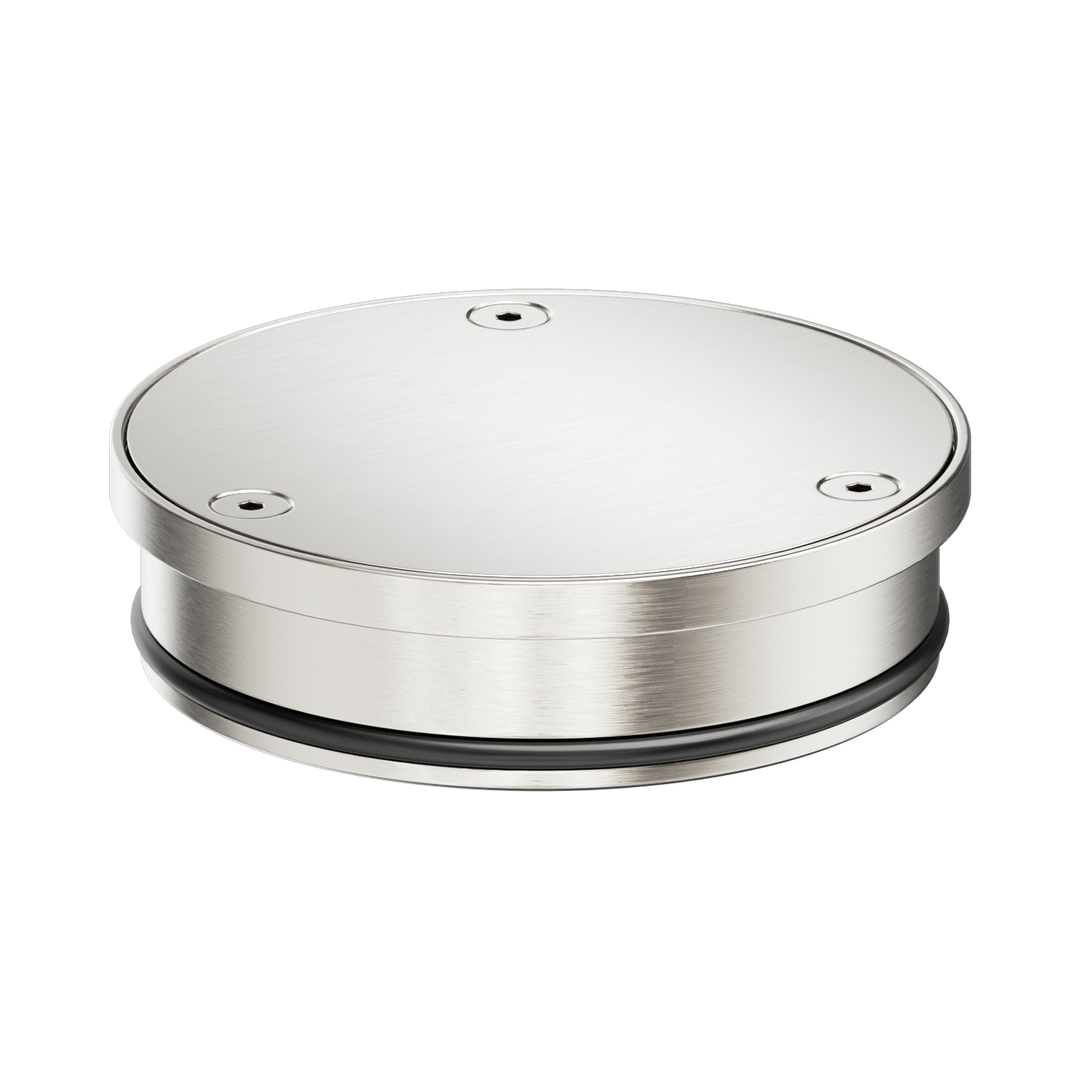 Nero 316L Stainless Round Clear Out 100Mm Outlet - Brushed Nickel