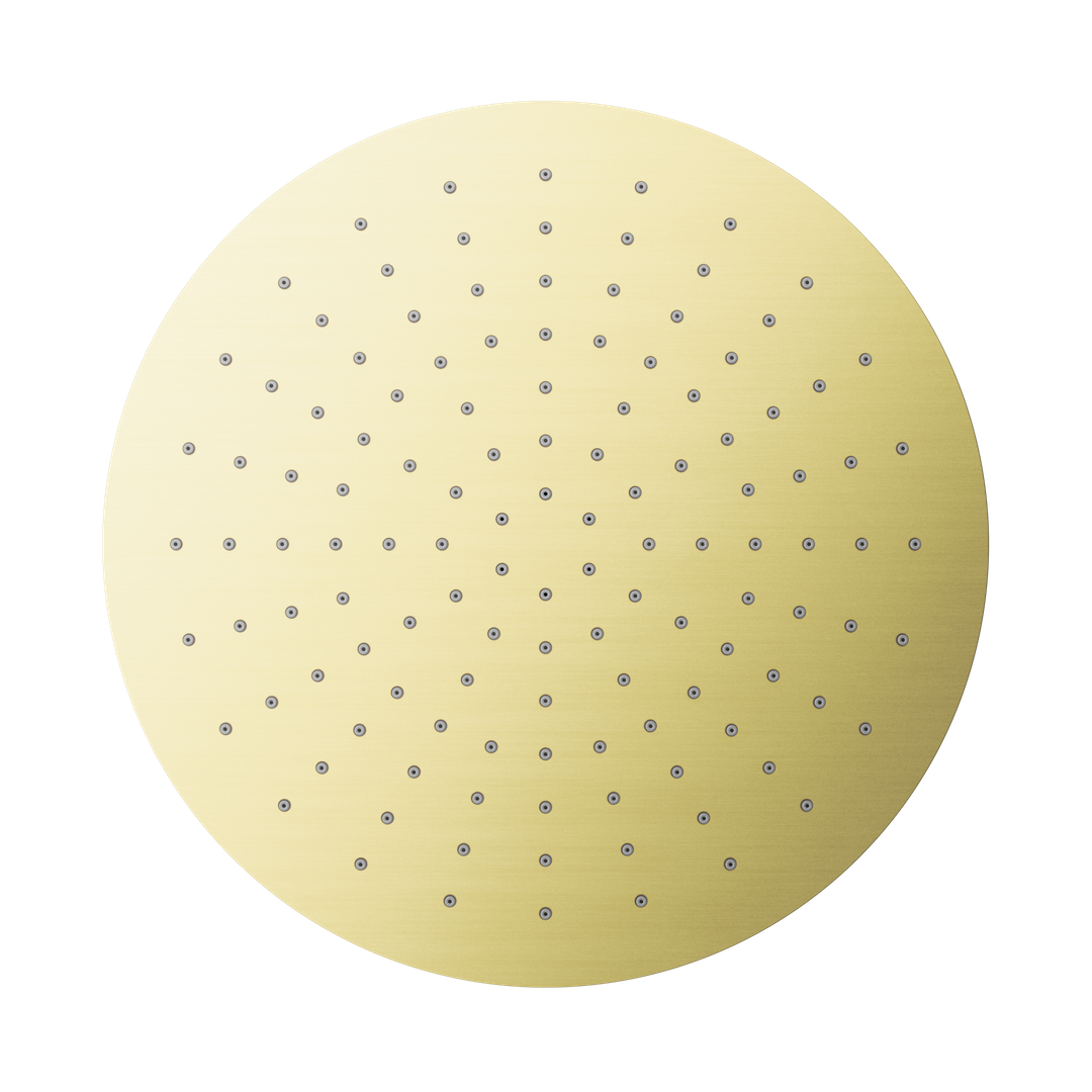 Nero 300Mm Round Shower Head - Brushed Gold