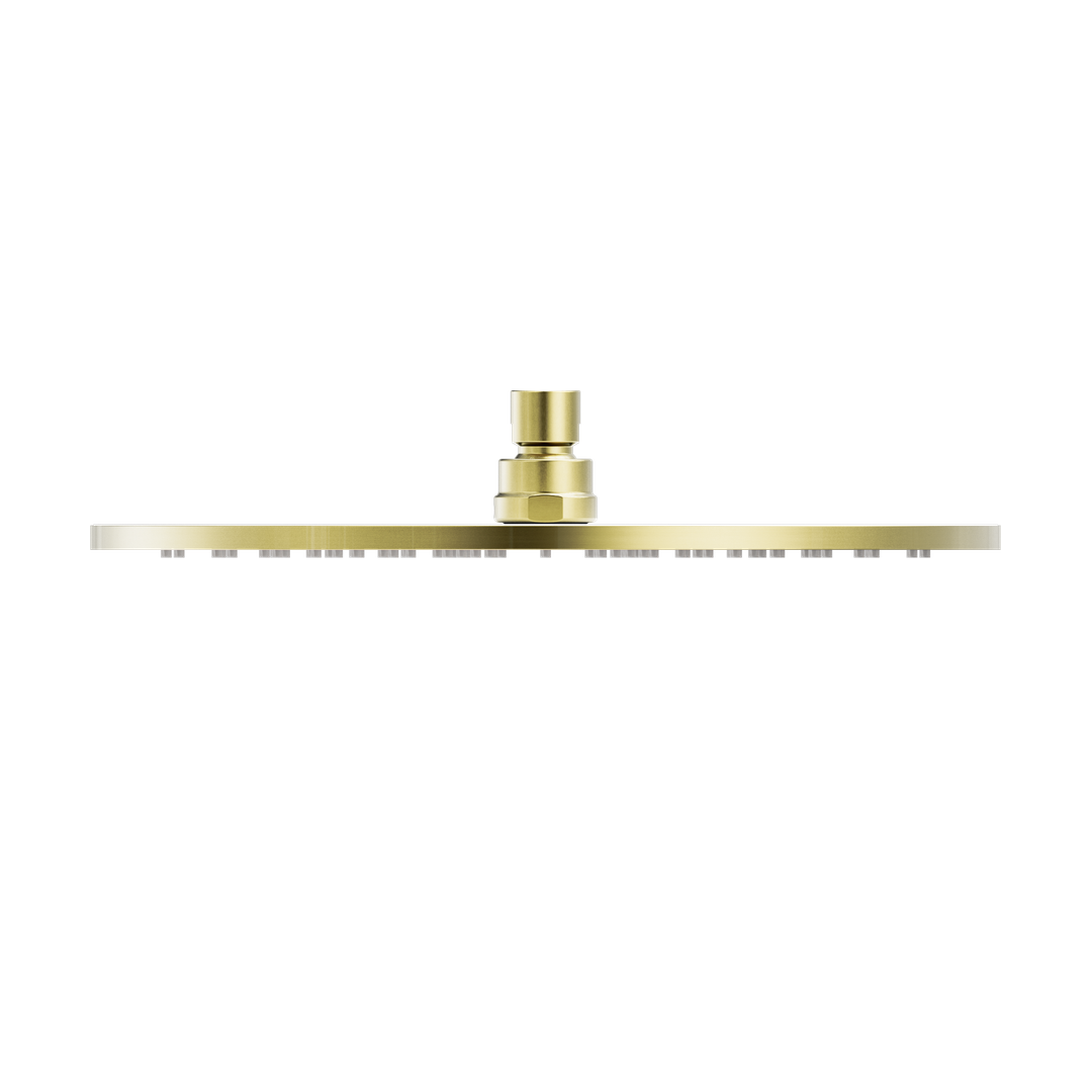Nero 300Mm Round Shower Head - Brushed Gold