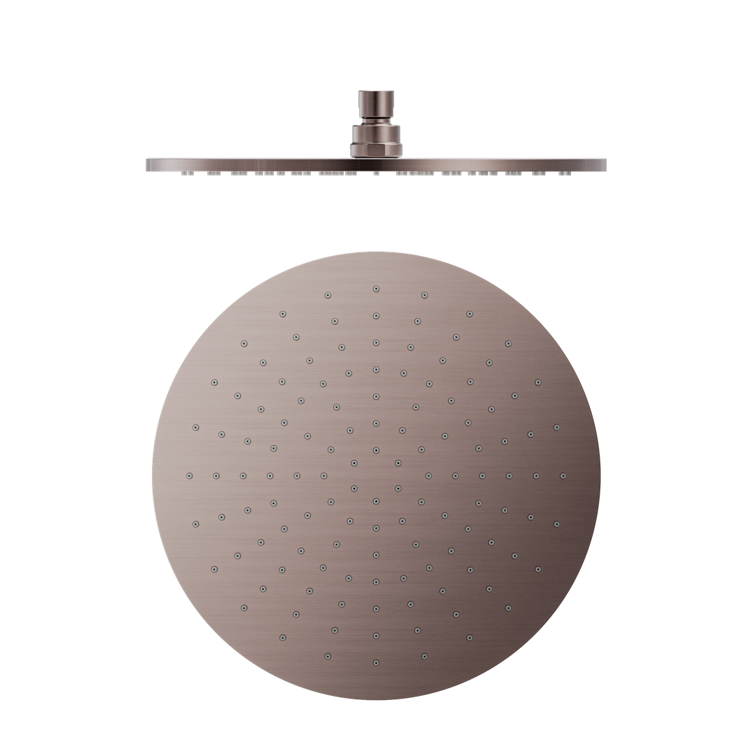 Nero 300Mm Round Shower Head - Brushed Bronze