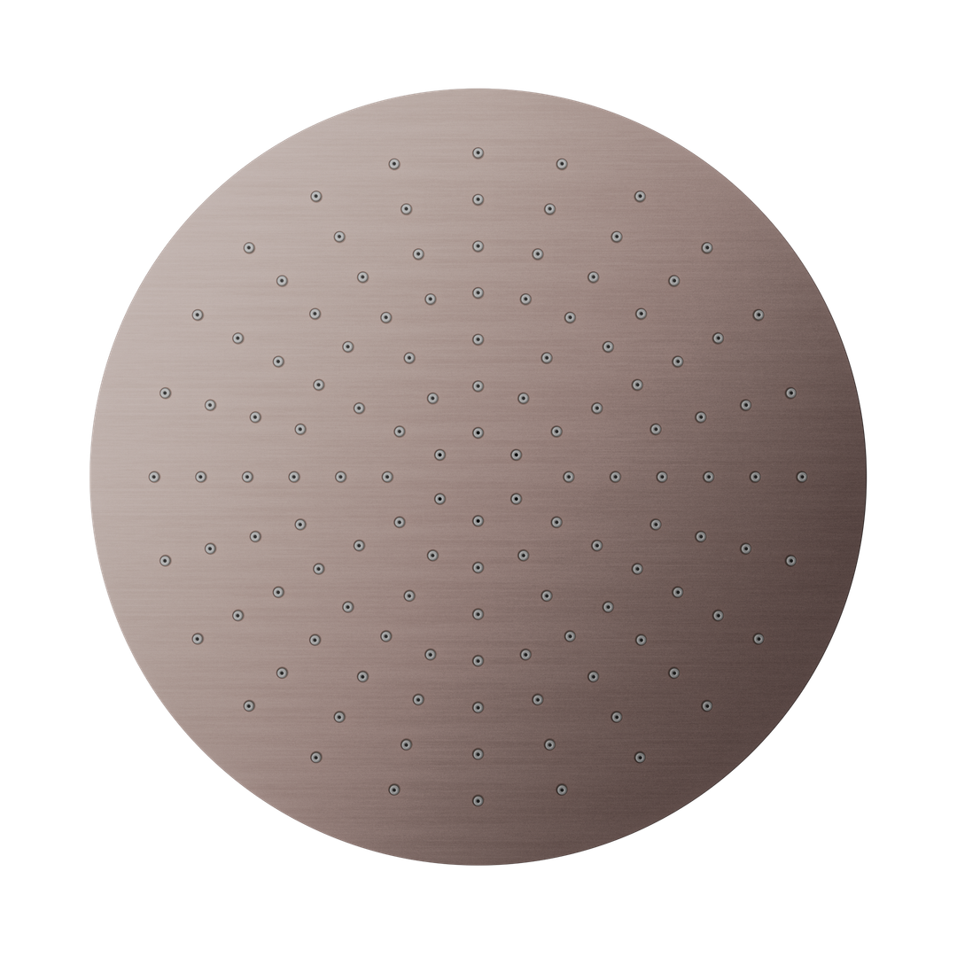 Nero 300Mm Round Shower Head - Brushed Bronze