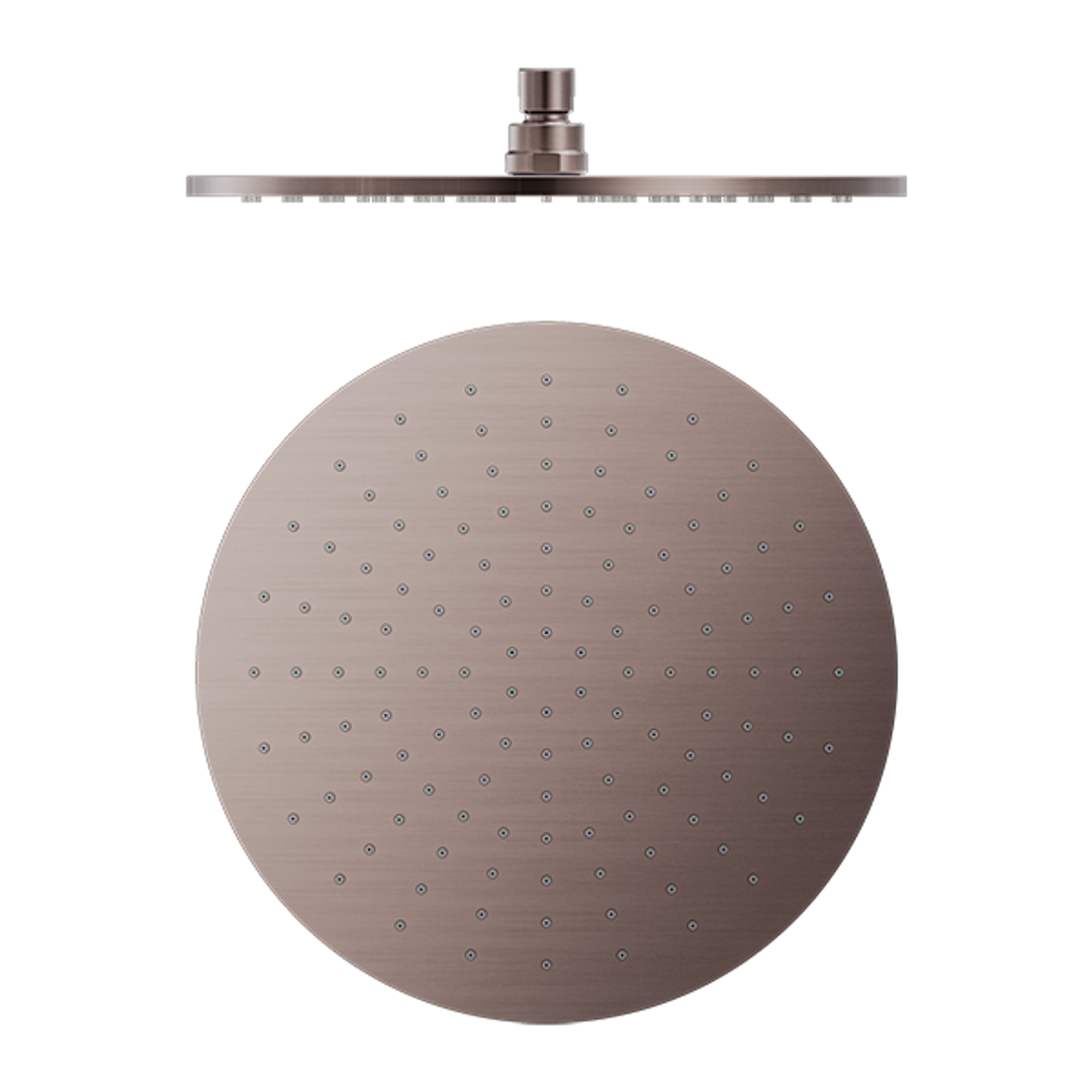Nero 300Mm Round Shower Head - Brushed Bronze