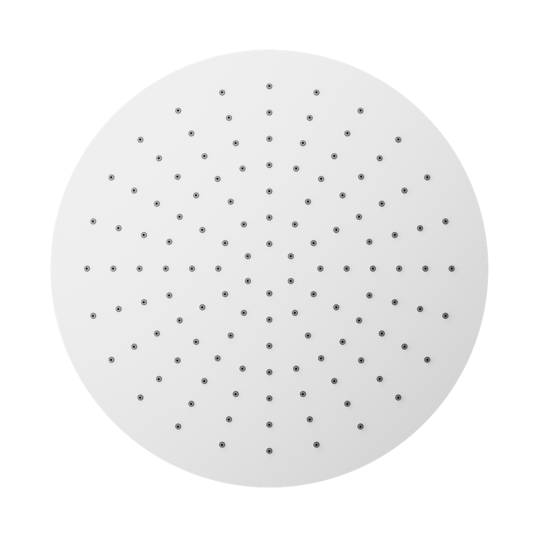 Nero 300Mm Round Shower Head - Matte White