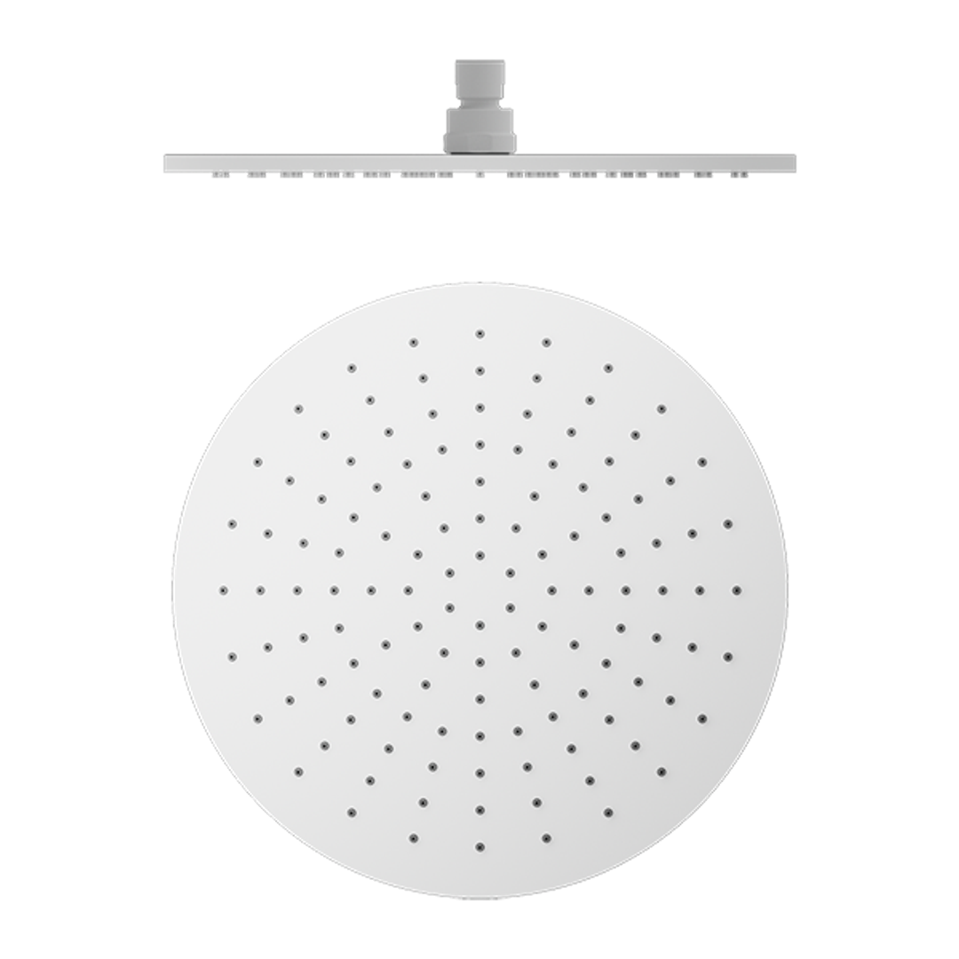 Nero 300Mm Round Shower Head - Matte White