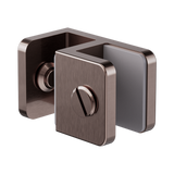Nero OverPanel Glass To Glass Fitting 10Mm Glass - Brushed Bronze