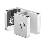 Nero OverPanel Glass To Glass Fitting 10Mm Glass - Chrome