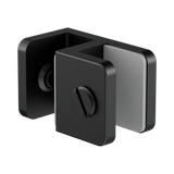 Nero OverPanel Glass To Glass Fitting 10Mm Glass - Matte Black
