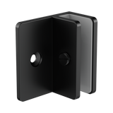 Nero Shower F Bracket 10Mm Glass - Matte Black