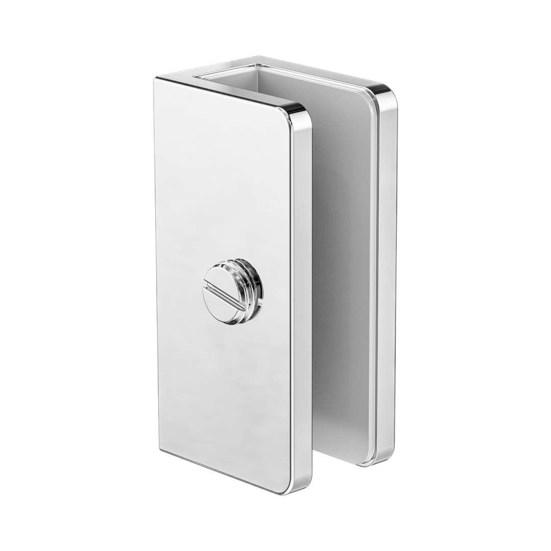 Nero Shower U Bracket 10Mm Glass - Chrome