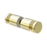 Nero Round Shower Knob - Brushed Gold