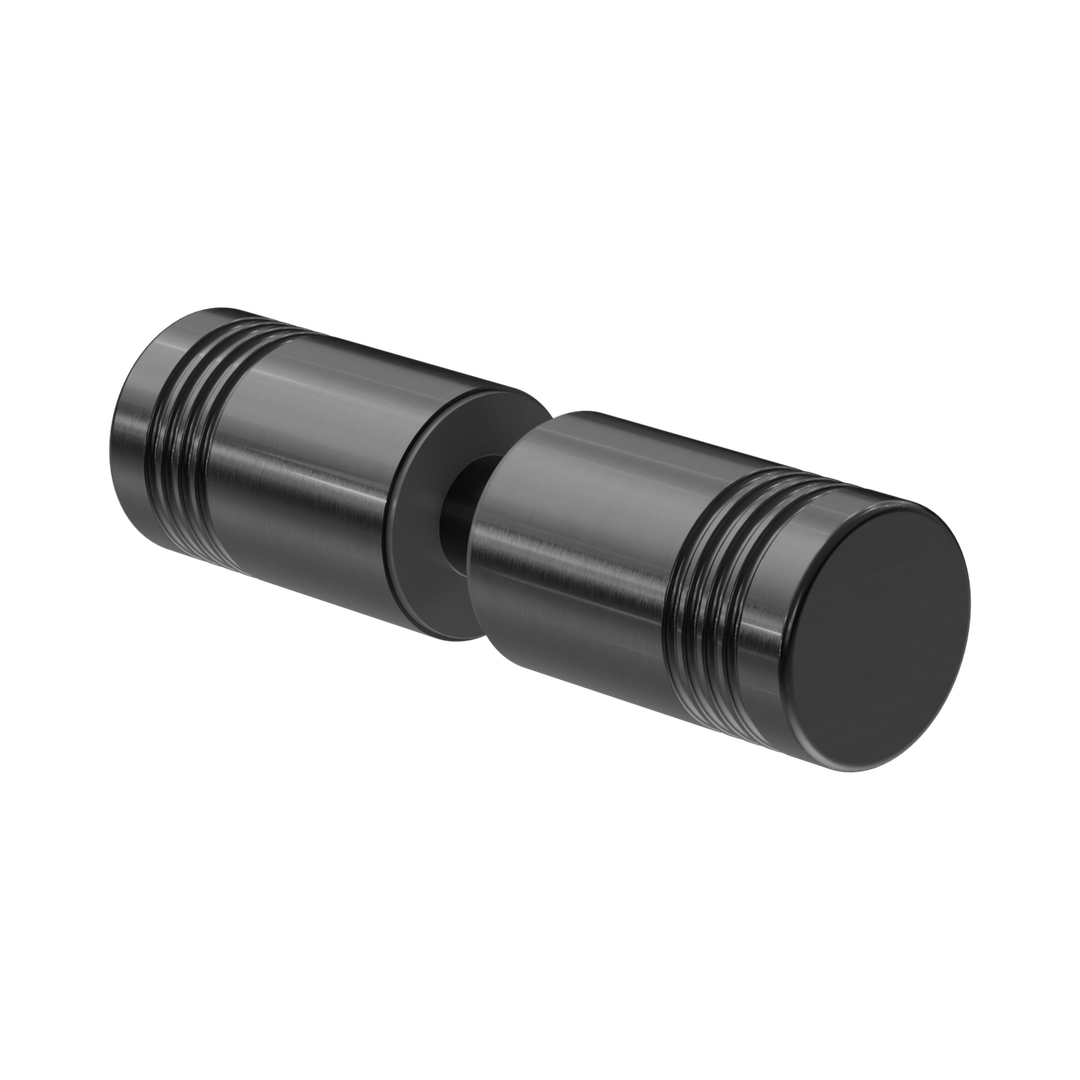 Nero Round Shower Knob - Gunmetal