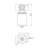 Nero Ss316L Progressive Universal Shower Mixer Body Only