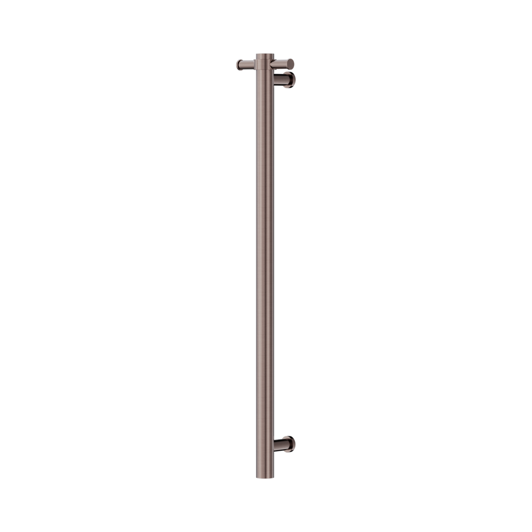 Nero NonHeated Vertical Towel Rail 900Mm - Brushed Bronze