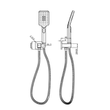 Aspire Nuovo Wob (Swivel Wall Bracket And Hand Shower) - Brushed Brass