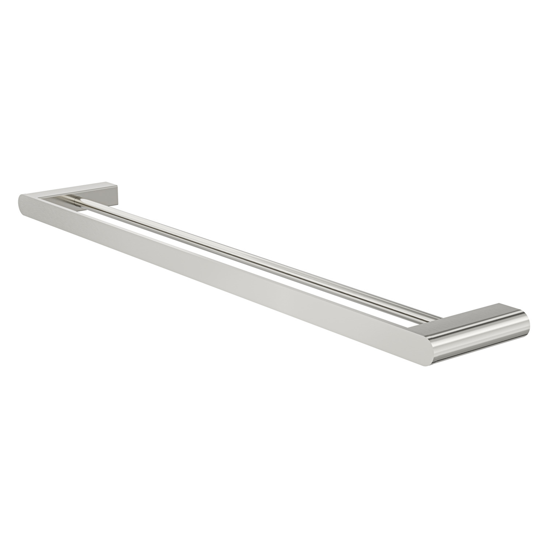 Aspire Nuovoair 700mm Towel Double Rail (Matches Aspire Air And Nuovo) - Brushed Nickel