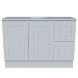 Nevada Classic Silksurface Top White Gloss U/C Basin F/Stand Fienza - 1200mm