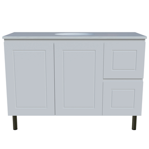 Nevada Classic Vanity Right Wg Basin Silksurface Uc Top On Fienza - 1200mm