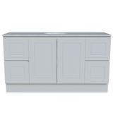 Timberline Nevada Classic Vanity 1500mm Right Wg Basin Silksurface Uc Top Floor