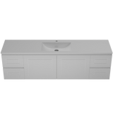 Timberline Nevada Classic Vanity 1800mm  Single Bowl Regal Acrylic Top  Wall Hung