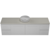 Timberline Nevada Classic Vanity 1800mm Right Wg Basin Silksurface Ac Top Wall