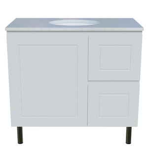 Nevada Classic Vanity Right Wg Basin Silksurface Uc Top On Fienza - 900mm