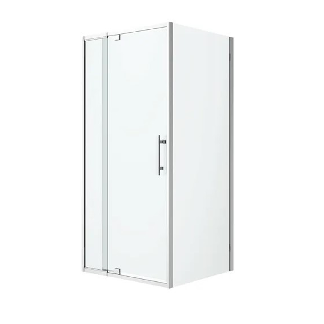 Oceano Louve Square Pivot Return Screen - 1200 X 2000 Chrome