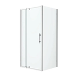 Oceano Louve Square Pivot Return Screen - 1200 X 2000 Chrome