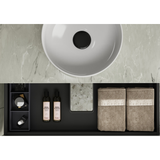 Aulic Briony 900mm Wall-Hung Vanity - Palis White Flat Stone Top