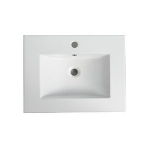 BNK Naga Vanity Top White - 600mm