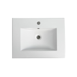 BNK Naga Vanity Top White - 600mm