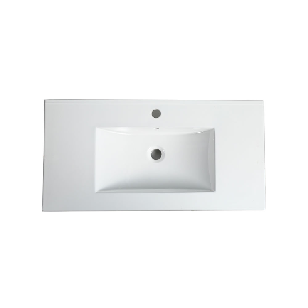 BNK Naga Vanity Top White - 900mm