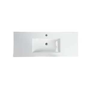 BNK Naga Vanity Top White Single - 1200mm