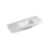 BNK Naga Vanity Top White Single - 1500mm