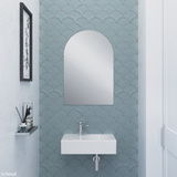 Mirror Arch Pencil Edge 600X 900mm 5mm Glass Glue On No Brkt Or Vinyl Back